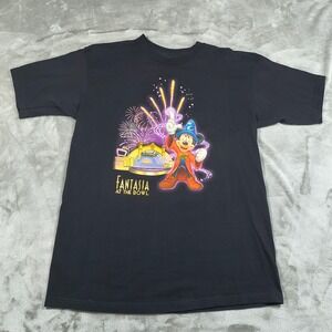 Vintage Fantasia‎ At The Hollywood Bowl Shirt Mens Large Disney Mickey Mouse